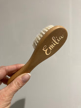 Load image into Gallery viewer, Personalised wooden baby brush
