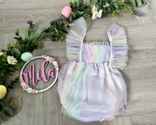 Load image into Gallery viewer, Pastel Rainbow Romper
