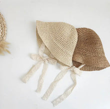 Load image into Gallery viewer, Straw Lace Summer Hats
