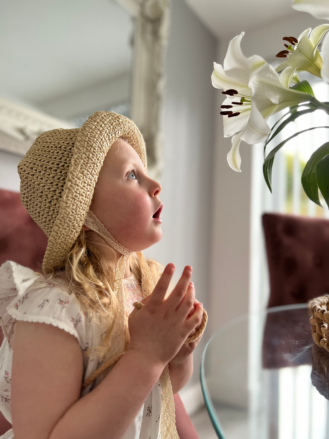 Straw Lace Summer Hats